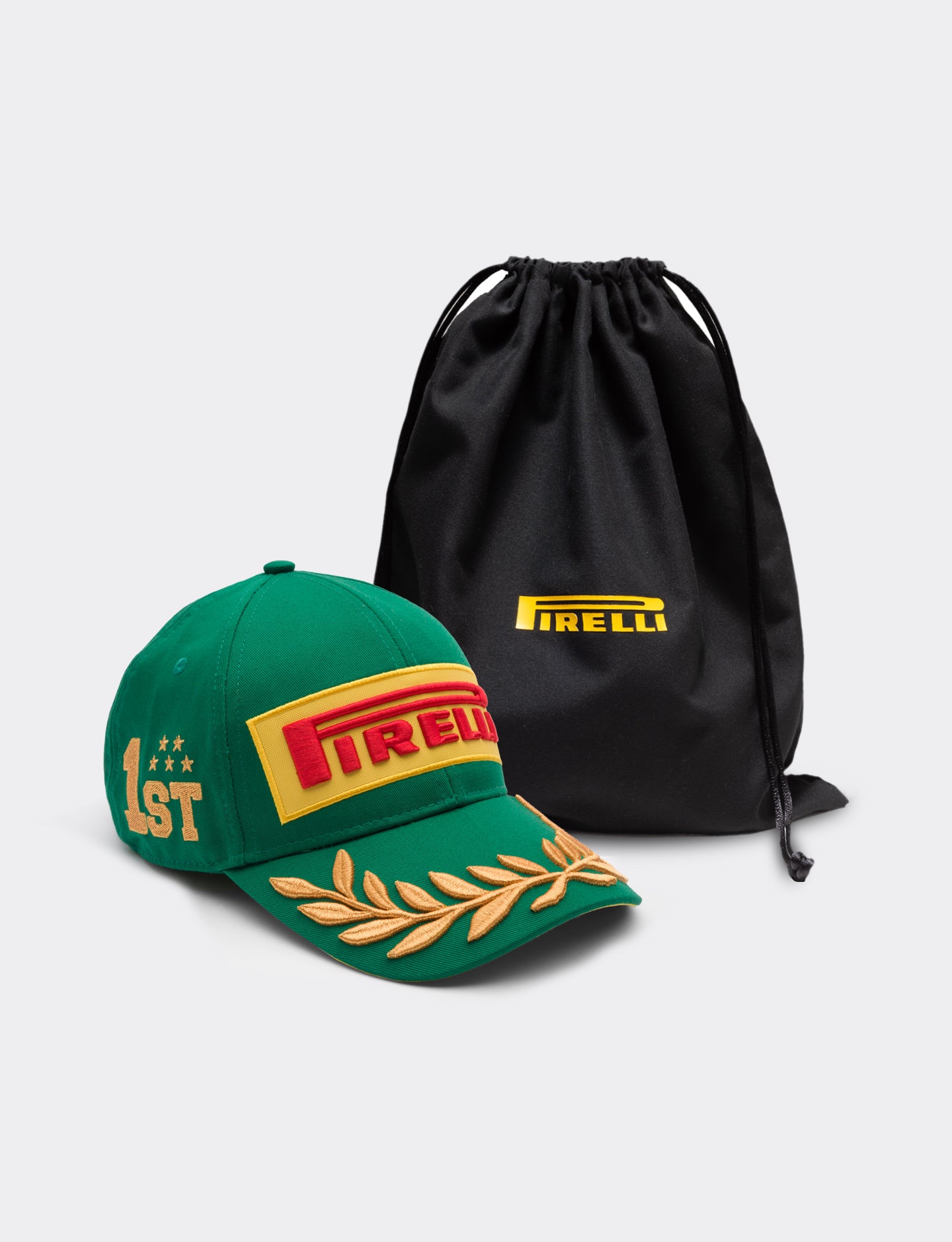 Pirelli cap with black bag