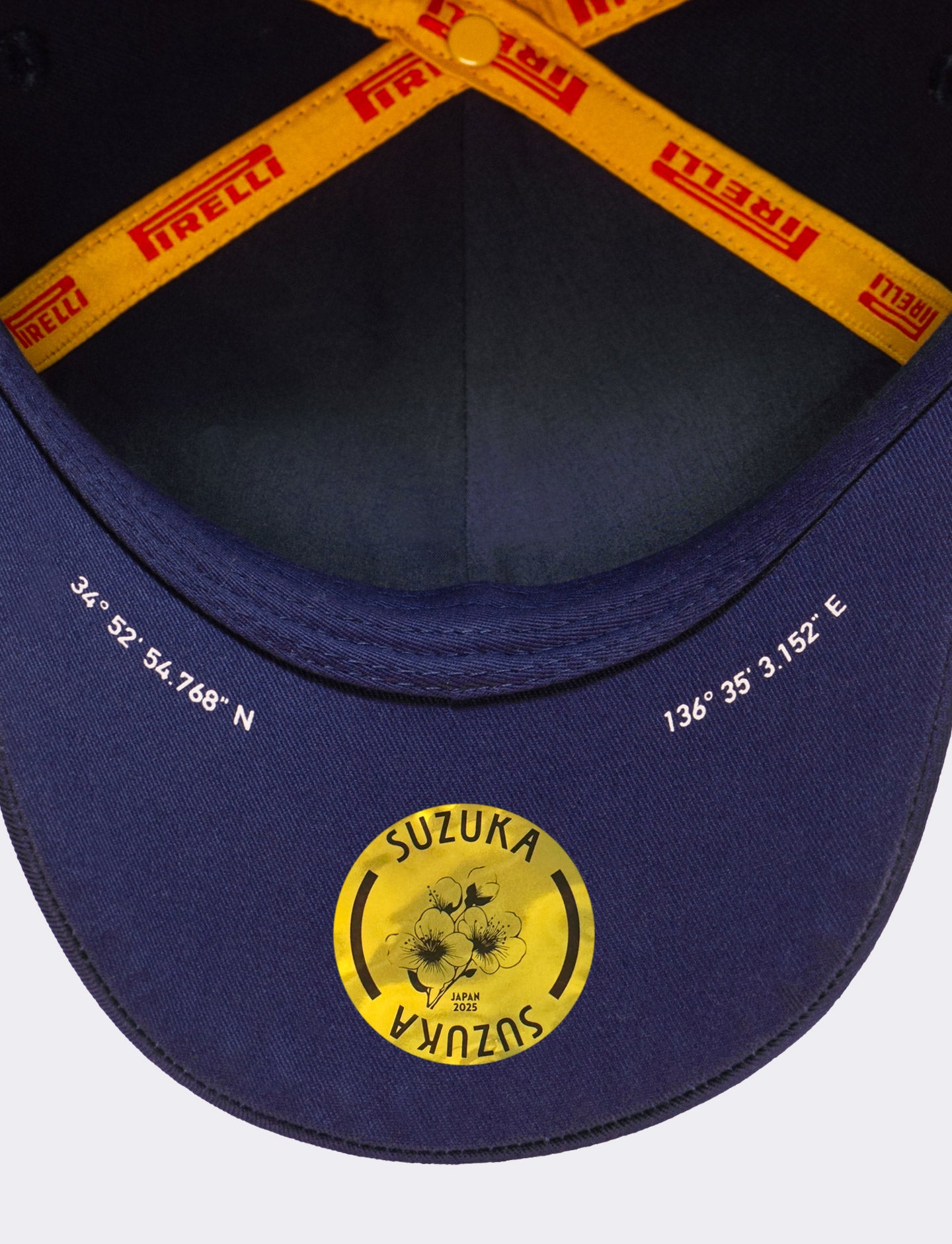 Underbill zoom of Pirelli Podium Cap - Japan