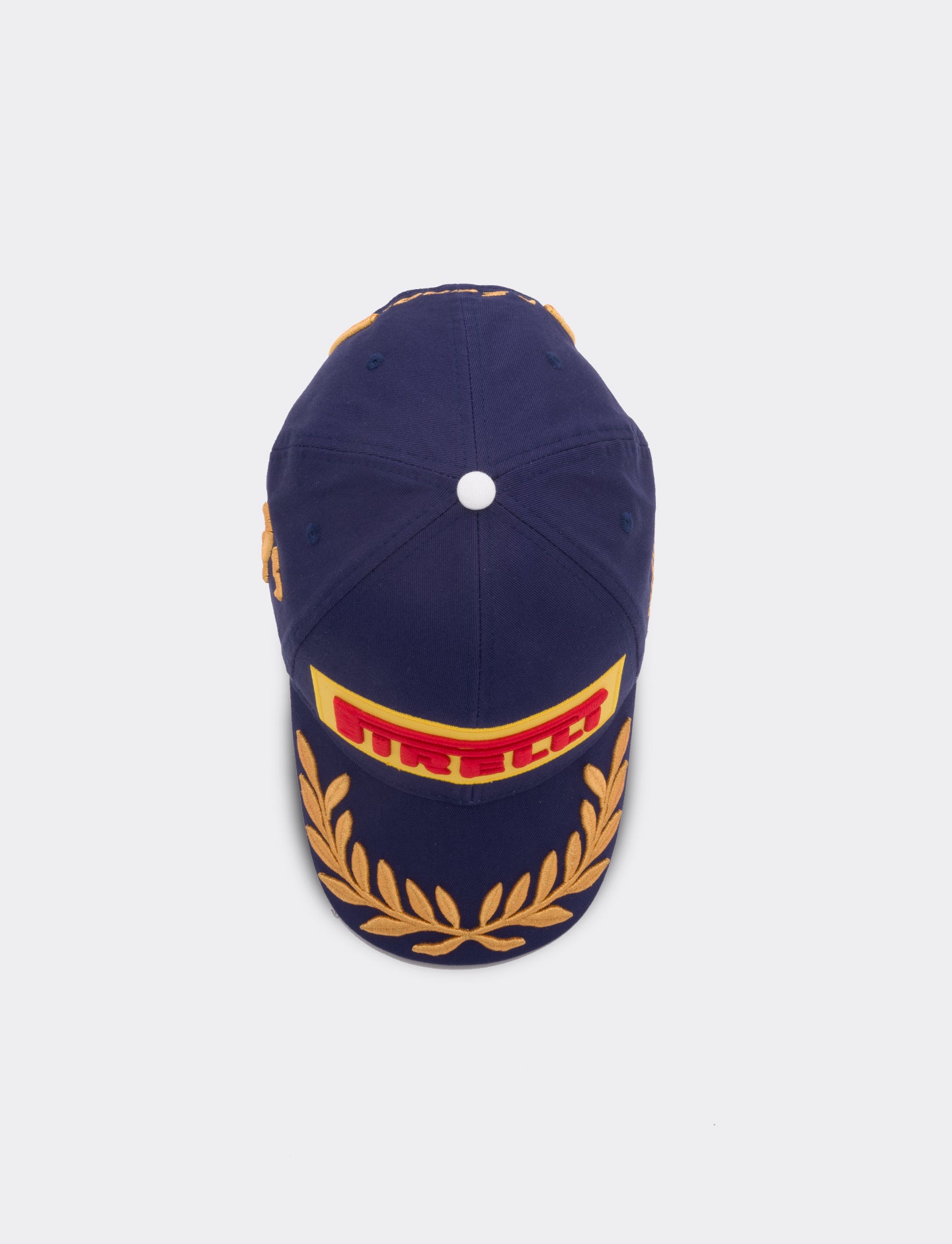 blue cap top view