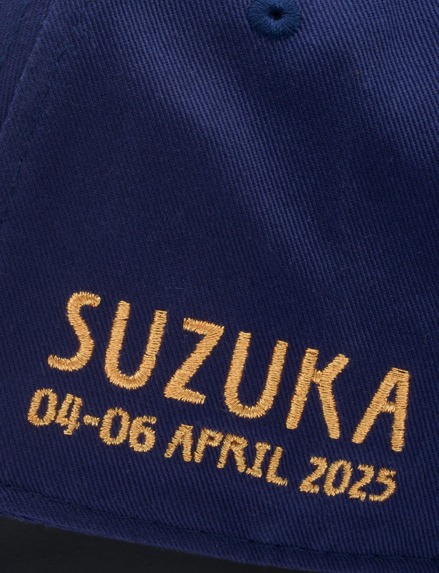 Suzuka and dates on blue cap