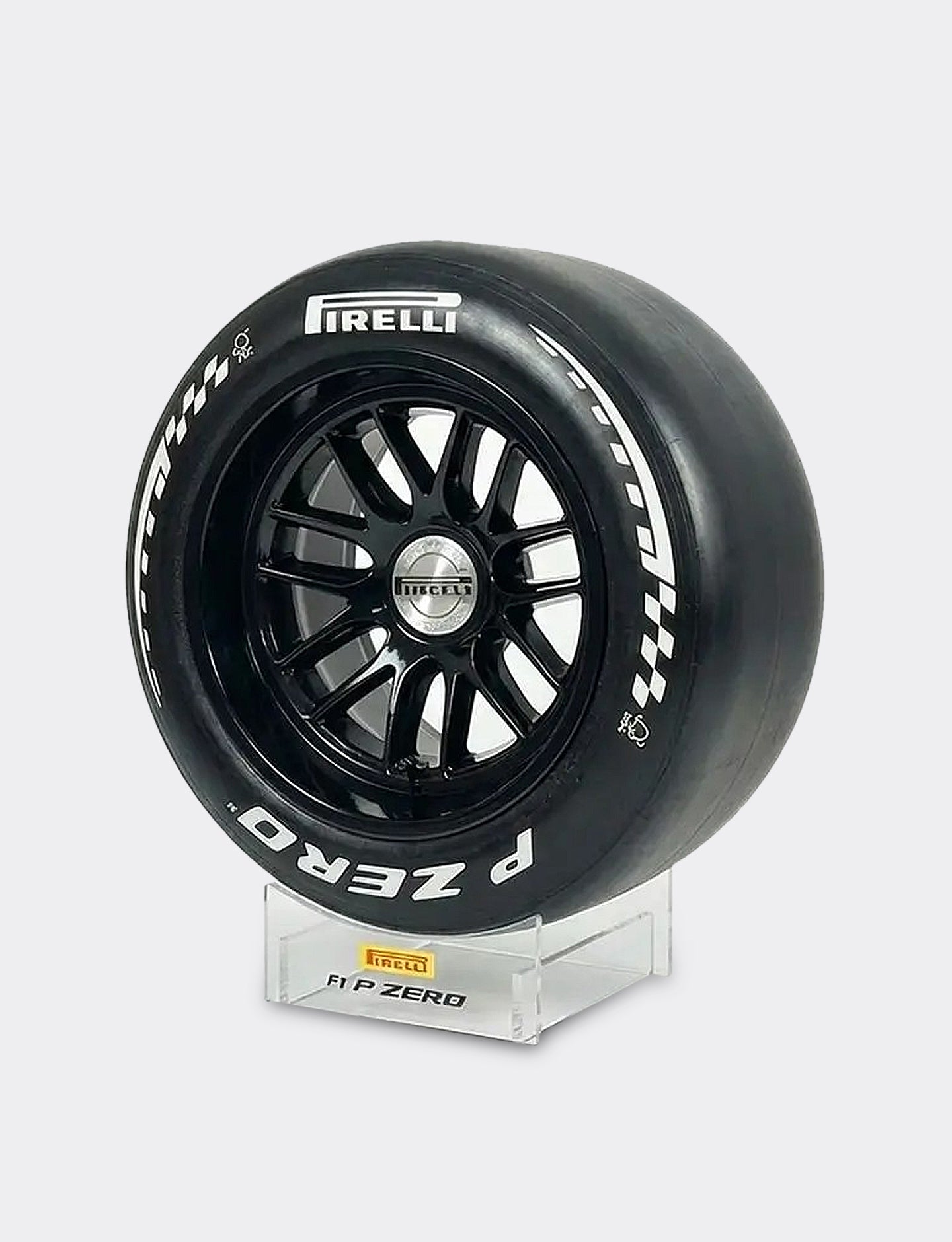 Pirelli tire on a white background